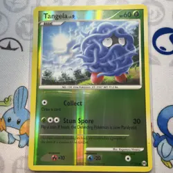 Pokemon Tangela Platinum Arceus REVERSE HOLO - LP+ 77/99 - Image 1