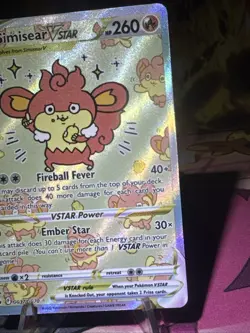 Simisear VSTAR GG37/GG70 Ultra Rare Holo NM Pokemon Crown Zenith - Image 2