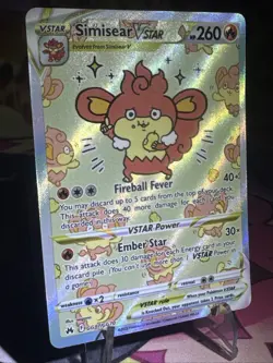 Simisear VSTAR GG37/GG70 Ultra Rare Holo NM Pokemon Crown Zenith - Image 3
