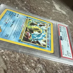 2000 Pokemon - 1st Edition Misty’s Gyarados Holo Rare Gym Challenge 13/132 PSA 9 - Image 4