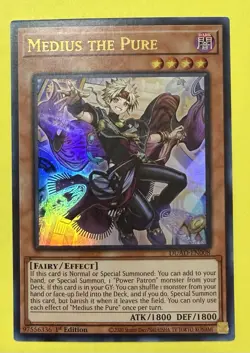 YuGiOh~ Medius the Pure DUAD-EN008 ~ Ultra Rare 1st Edition ~ Duelist Advance - Image 1
