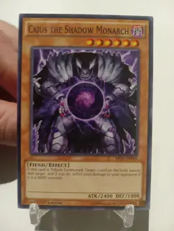 Yu-Gi-Oh! Caius the Shadow Monarch SR01-EN004 1st Edition Near Mint Common - Image 1
