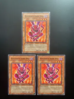 Yugioh Possessed Dark Soul LOD-004 Common 1st Edition LP/MP X3 - Image 1