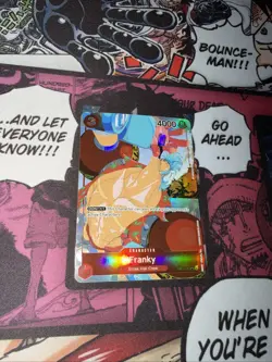 One Piece Gift Collection 2023 Franky OP01-021 Promo Promotion Card NM - Image 2