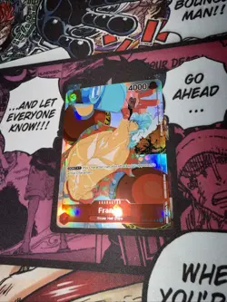 One Piece Gift Collection 2023 Franky OP01-021 Promo Promotion Card NM - Image 3
