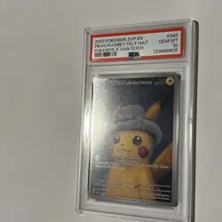 PSA 10 Van Gogh Pikachu with Grey Felt Hat SVP EN 085 Black Star Pokemon Card - Image 2