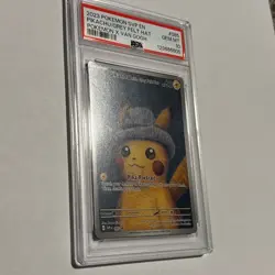 PSA 10 Van Gogh Pikachu with Grey Felt Hat SVP EN 085 Black Star Pokemon Card - Image 3
