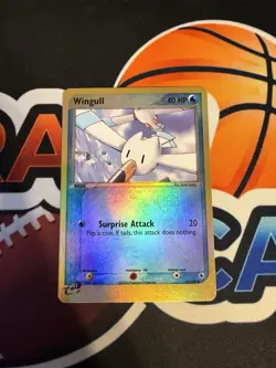 Pokemon Card - Wingull Ruby and Sapphire 77/109 Reverse Holo - Image 1