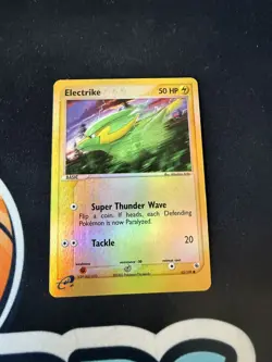 Electrike Reverse Holo 53/109 EX Ruby & Sapphire Pokemon Card - Image 1