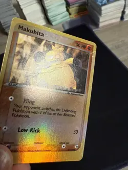 Makuhita 57/109 EX Ruby & Sapphire Reverse Holo Pokemon Card - Image 2