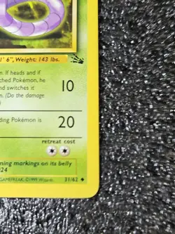 ARBOK - 31/62 - 1st Edition Fossil - Uncommon - Pokemon Card - NM/MINT - Image 4