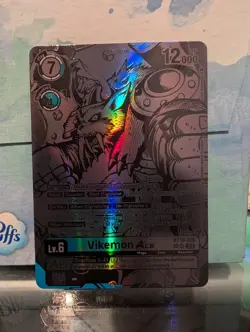Vikemon ACE BT16-026 SR Textured Digimon TCG Card English - Image 1