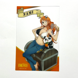 PREORDER Nami One Piece Shanghai Exclusive Jumbo Clear Card 6" - Image 1