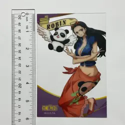 PREORDER Nico Robin One Piece Shanghai Exclusive Jumbo Clear Card 6" - Image 2