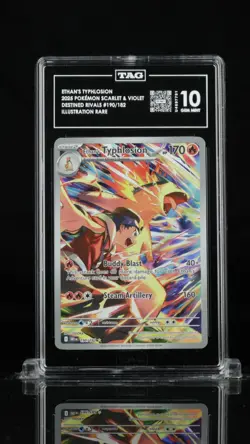 Ethans Typhlosion Illustration Rare Card Sv10: Destined Rivals 190/182 TAG 10 - Image 1