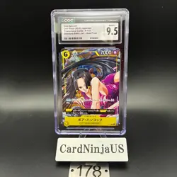 CGC MINT+ 9.5 Boa Hancock P-115 Promo Card V JUMP Limited One Piece Card game - Image 1
