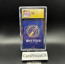 CGC PRISTINE 10 Shanks OP09-004 Wanted Emperors in the New World ONE PIECE Card - Image 2