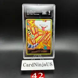 TAG MINT 9 DON Card Nami PRB-02 Gold Frame THE BEST vol.2 One Piece Card 42 - Image 1