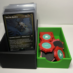 Player Built MTG Commander Deck - 110 Cards- w/Box w/Dice Tray, Disa the Restles - Image 2