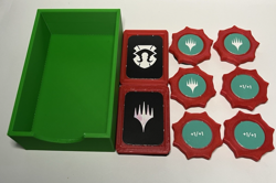 Player Built MTG Commander Deck - 110 Cards- w/Box w/Dice Tray, Disa the Restles - Image 3