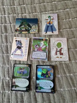 VINTAGE Dragon Ball Z HOLOGRAPHIC Card Lot of 7 cards - RARE!! - Image 1