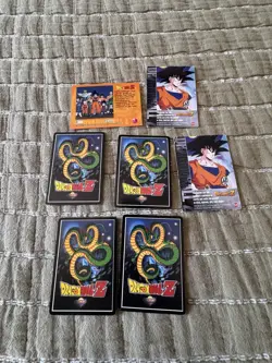 VINTAGE Dragon Ball Z HOLOGRAPHIC Card Lot of 7 cards - RARE!! - Image 5