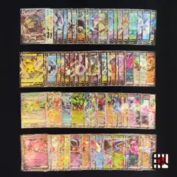 Pokemon Card Bulk Lot 100 V ex VMAX VSTAR NM-LP No Dupes Japanese 595 US Stock - Image 1
