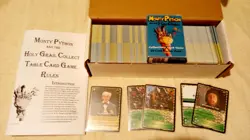 750 Monty Python and the Holy Grail Card Game CCG Starter collection + expansion - Image 1