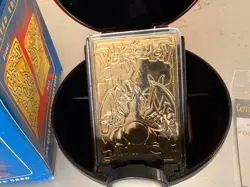 1999 Pokemon Burger King 23k Gold Plated Limited Edition Card, #06 Charizard CiB - Image 2