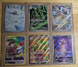 Pokemon Full Art Lot 6 Cards Total Near Mint Condition - Image 1