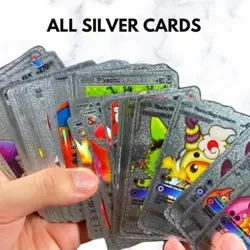 3 decks of pokemon cards (,silver,black,rainbow) 55 cards in each deck - Image 4