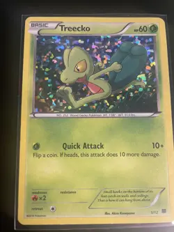 Treecko 1/12 McDonald's Promos Holo 2015 Pokemon TCG Card LP - Image 1