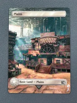 Plains 572 MTG Final Fantasy Hand Painted Borderless Extended Altered Art Jeckho - Image 1