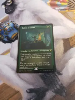 Raised By Giants Etched Foil MTG Commander Legends: BFBG - Pack Fresh - - Image 1