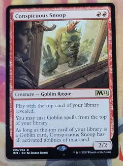 Conspicuous Snoop MTG Core Set 2021 (M21) (NM) - Image 1