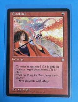 (X12) MTG Magic The Gathering - Pyroblast *Ice Age* Regular - Image 3