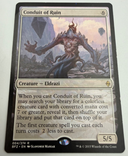 MTG Magic the Gathering Conduit of Ruin (4/313) Battle for Zendikar LP - Image 1