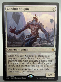 MTG Magic the Gathering Conduit of Ruin (4/313) Battle for Zendikar LP - Image 2