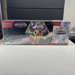 Pokemon TCG Sam’s Club Prismatic Evolutions Surprise Box & Booster Bundle 2-Pack - Image 1
