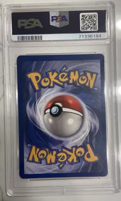 Pokemon PSA 8 First Edition Holo Ditto 3/62 Fossil - Image 2