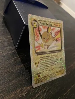 Pokemon Dark Raichu 7/110 Legendary Collection Reverse Holo 70 HP Holo Rare 2002 - Image 4