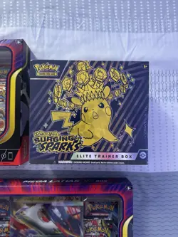 Pokemon Sealed Collection Lot - Surging Sparks ETB & 2 Mega Latias ex Boxes - Image 4