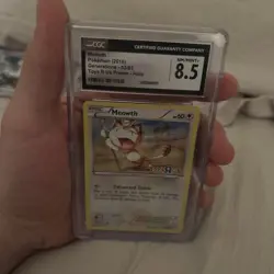 2016 Pokemon TCG Generations Meowth 53/83 Toys R Us Promo Holo CGC 8.5 NM/MINT+ - Image 1