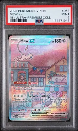 2023 Pokemon Mew EX 151 Ultra Premium Collection Promo #053 PSA 9 Mint - Image 1