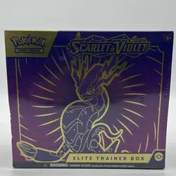 Nintendo Pokemon TCG Scarlet & Violet Elite Trainer Box ETB Factory Sealed - Image 1