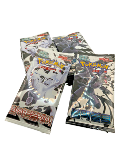 Lot of (27) Pokemon TCG Korean (13) Black Bolt (14) White Flare Booster Packs - Image 1