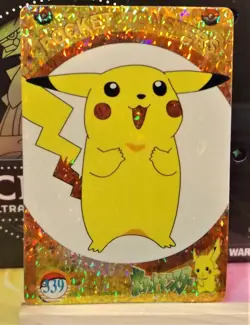 POKEMON POCKET MONSTERS VENDING PRISM STICKER 339 PIKACHU - Image 1