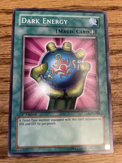 Yu-Gi-Oh! TCG LOB-088 Dark Energy 1st Edition. Asian English Back. - Image 1