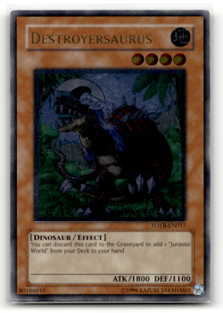 Yugioh! - Destroyersaurus FOTB-EN017 - Ultimate Rare Foil - Yu-Gi-Oh! - Image 1
