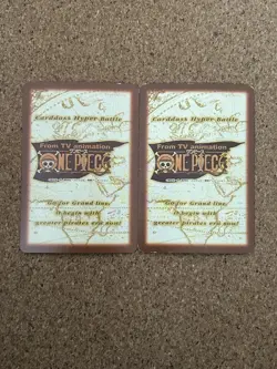 one piece carddass hyper battle 2001 Holo 2set - Image 2